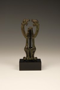 Puntale di leone in bronzo, IX-VIII secolo a.C.